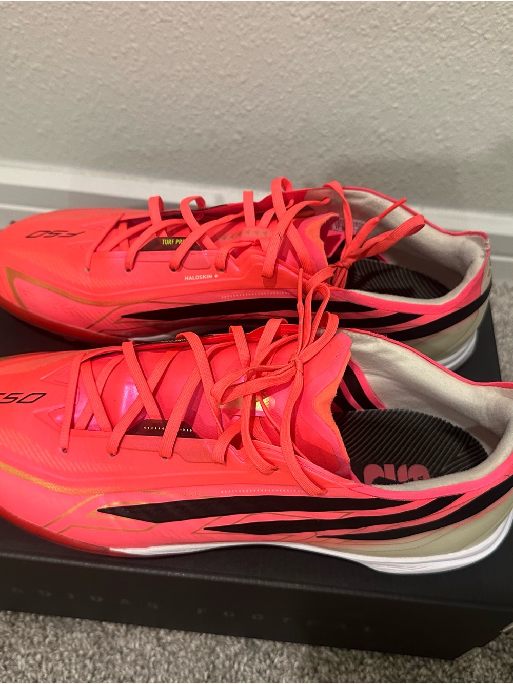Adidas F50 Hyperfast Pro Turf Soccer Cleats